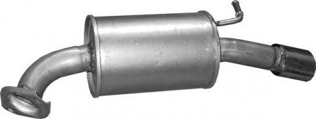 Глушник алюм. сталь, задн. частина lexus rx 300 3.0i (44.02) POLMOSTROW 4402