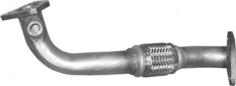 Труба глушителя приемная для kia rio 1.3i/1.5i hatchback,sedan 99-07/02 POLMOSTROW 47.31 (фото 1)