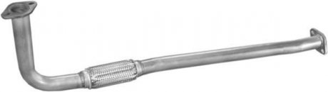 Труба глушителя приёмная для kia k2700 2.7d ze złczem elast. POLMOSTROW 47.50