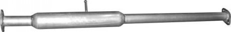 Глушник алюм. сталь, середн. частина kia sportage 2.0 cwt 07/10- / hyundai ix35 (POLMOSTROW 4765 (фото 1)