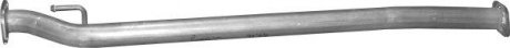 Глушник алюм. сталь, середн. частина hyundai tucson (47.76) POLMOSTROW 4776