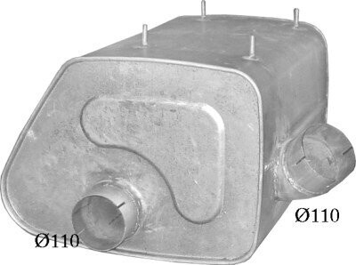 Глушитель для man seria f2000 POLMOSTROW 68.44