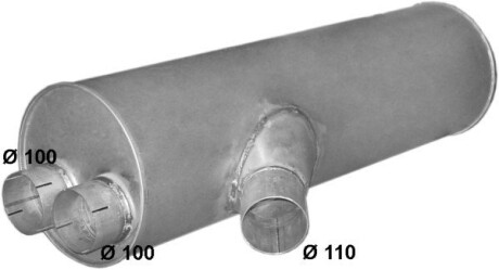 Глушитель для Mercedes 2435/3248/3255/ POLMOSTROW 69.88