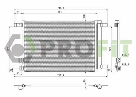 Конденсатор, кондиционер PROFIT 1740-0031