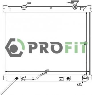 Радиатор охлаждения PROFIT 1740-0165