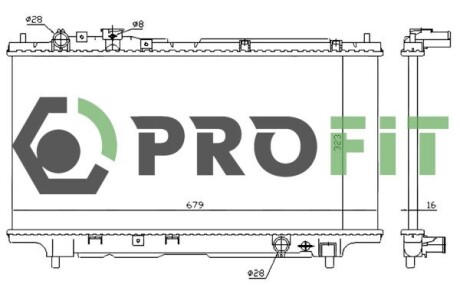 Радиатор охлаждения PROFIT 1740-0223