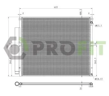 Конденсатор, кондиционер PROFIT 1770-0400