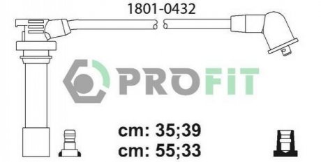 Комплект проводов зажигания PROFIT 1801-0432