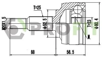 ШРУС PROFIT 2710-1728