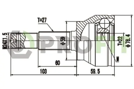 ШРКШ со смазкой в комплекте PROFIT 2710-3142