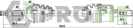 Приводний вал PROFIT 2730-3011