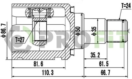 ШРКШ PROFIT 2810-2086 (фото 1)