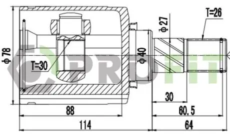 Шркш зі змазкою в комплекті PROFIT 2810-3060