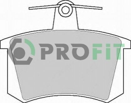 Комплект тормозных колодок, дисковый тормоз PROFIT 5000-0222 (фото 1)