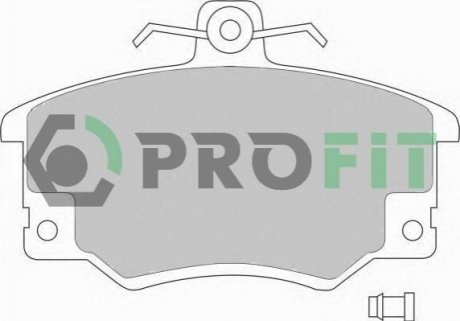 Комплект тормозных колодок, дисковый тормоз PROFIT 5000-0370 (фото 1)