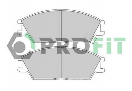 Комплект тормозных колодок, дисковый тормоз PROFIT 5000-0435 (фото 1)