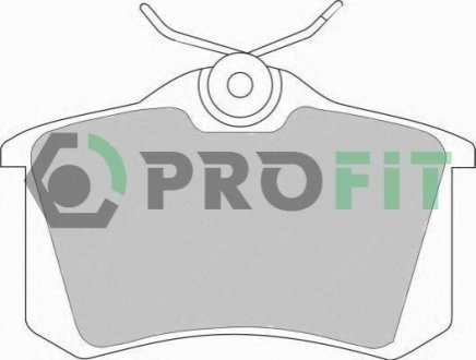 Комплект гальмівних колодок, дискове гальмо PROFIT 5000-0541 (фото 1)
