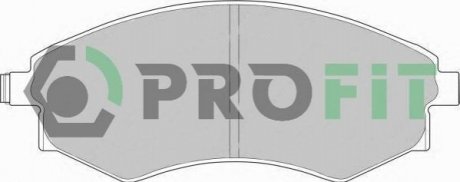 Комплект тормозных колодок, дисковый тормоз PROFIT 5000-0600
