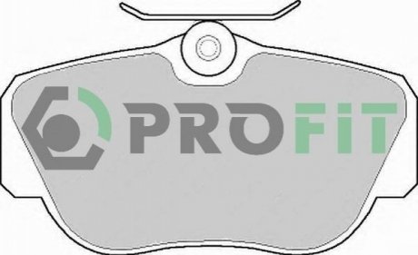 Комплект тормозных колодок, дисковый тормоз PROFIT 5000-0669 (фото 1)