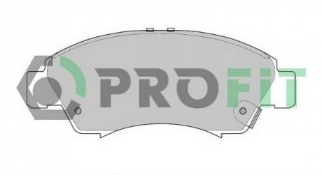 Комплект тормозных колодок, дисковый тормоз PROFIT 5000-0777