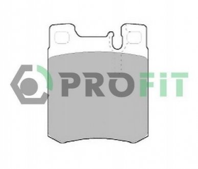 Комплект тормозных колодок, дисковый тормоз PROFIT 5000-0799 (фото 1)
