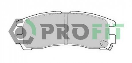 Комплект гальмівних колодок, дискове гальмо PROFIT 5000-0803 (фото 1)