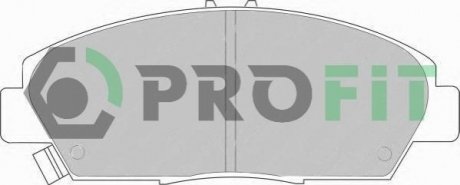 Комплект тормозных колодок, дисковый тормоз PROFIT 5000-0904