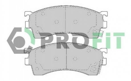 Комплект гальмівних колодок, дискове гальмо PROFIT 5000-0950