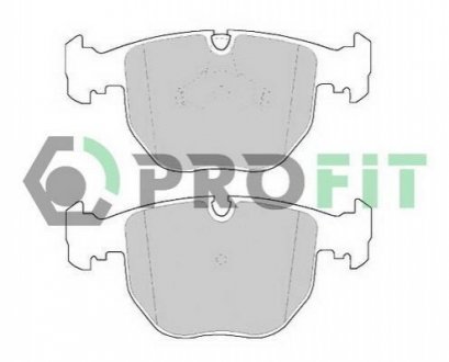 Комплект тормозных колодок, дисковый тормоз PROFIT 5000-0997 (фото 1)