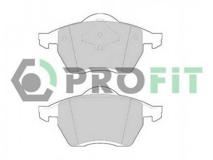 Комплект тормозных колодок, дисковый тормоз PROFIT 5000-1055 (фото 1)