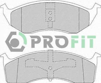 Комплект гальмівних колодок, дискове гальмо PROFIT 5000-1098