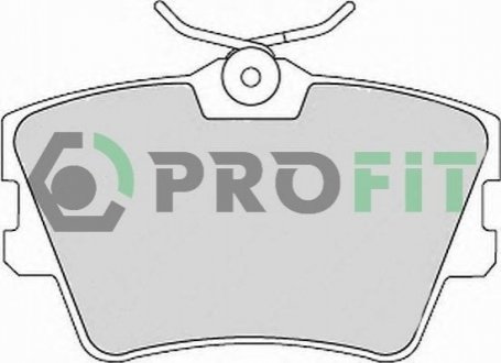 Комплект гальмівних колодок, дискове гальмо PROFIT 5000-1132 (фото 1)