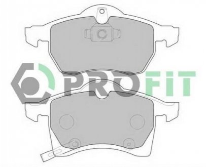 Комплект тормозных колодок, дисковый тормоз PROFIT 5000-1295 (фото 1)