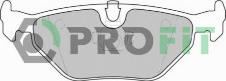 Комплект тормозных колодок, дисковый тормоз PROFIT 5000-1301 (фото 1)