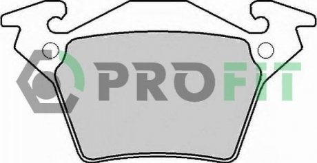 Комплект тормозных колодок, дисковый тормоз PROFIT 5000-1305 (фото 1)