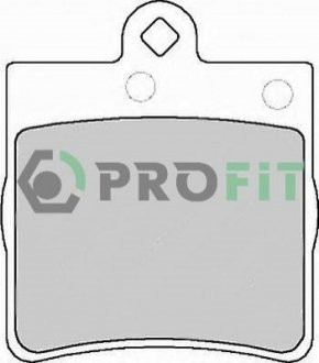 Комплект тормозных колодок, дисковый тормоз PROFIT 5000-1311 (фото 1)