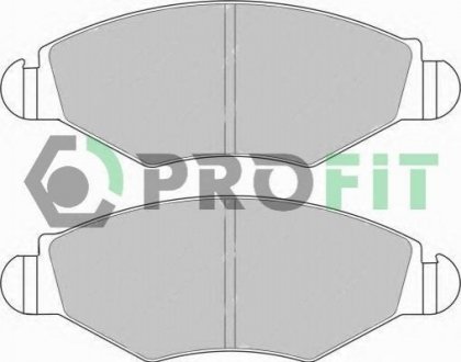 Комплект гальмівних колодок, дискове гальмо PROFIT 5000-1378