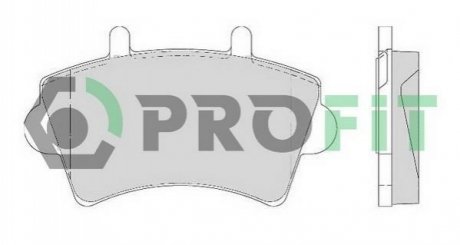Комплект тормозных колодок, дисковый тормоз PROFIT 5000-1452 (фото 1)