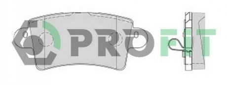 Комплект гальмівних колодок, дискове гальмо PROFIT 5000-1453