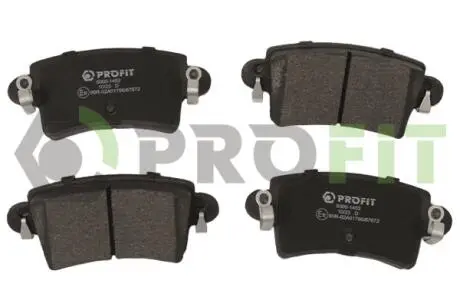 Комплект тормозных колодок, дисковый тормоз PROFIT 5000-1453
