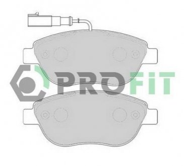 Комплект тормозных колодок, дисковый тормоз PROFIT 5000-1467