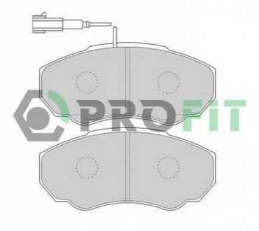 Комплект тормозных колодок, дисковый тормоз PROFIT 5000-1478 (фото 1)