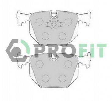 Комплект тормозных колодок, дисковый тормоз PROFIT 5000-1483