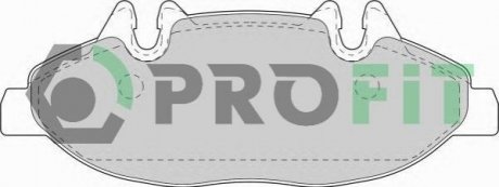Комплект тормозных колодок, дисковый тормоз PROFIT 5000-1493 (фото 1)