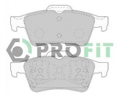 Комплект тормозных колодок, дисковый тормоз PROFIT 5000-1540 (фото 1)
