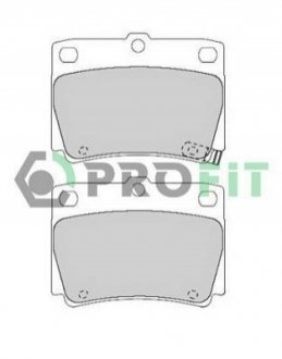 Комплект тормозных колодок, дисковый тормоз PROFIT 5000-1570 (фото 1)