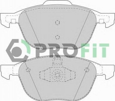 Комплект тормозных колодок, дисковый тормоз PROFIT 5000-1594 (фото 1)