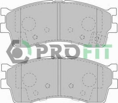 Комплект тормозных колодок, дисковый тормоз PROFIT 5000-1602 (фото 1)