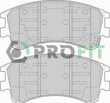 Комплект тормозных колодок, дисковый тормоз PROFIT 5000-1619 (фото 1)