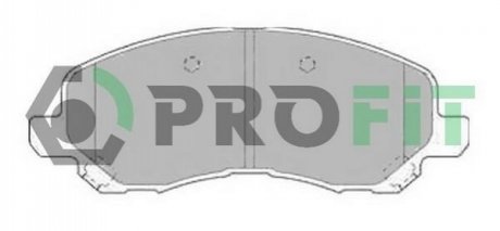 Комплект тормозных колодок, дисковый тормоз PROFIT 5000-1621 (фото 1)